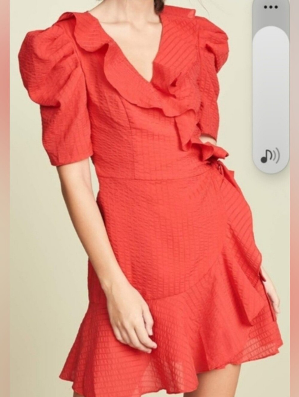 C/MEO Collective Vibrant Red Asymmetrical Dress
